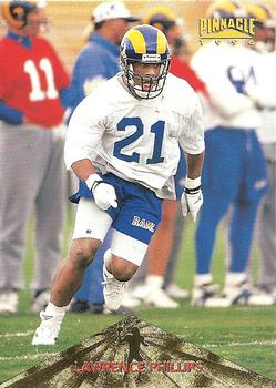 Lawrence Phillips St. Louis Rams 1996 Pinnacle NFL Rookie card #171